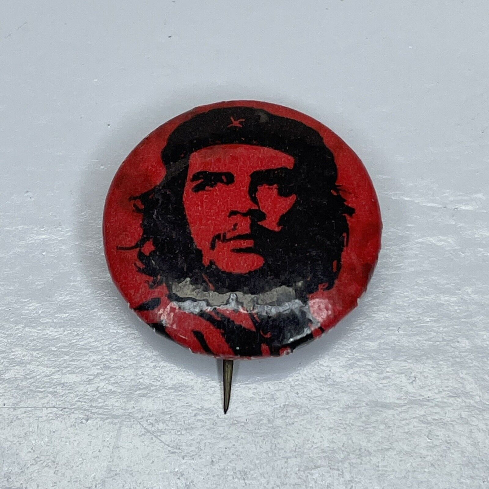 (1) Che Guevara Vintage 1960s? 1970s? Pinback Button Pin Iconic Image