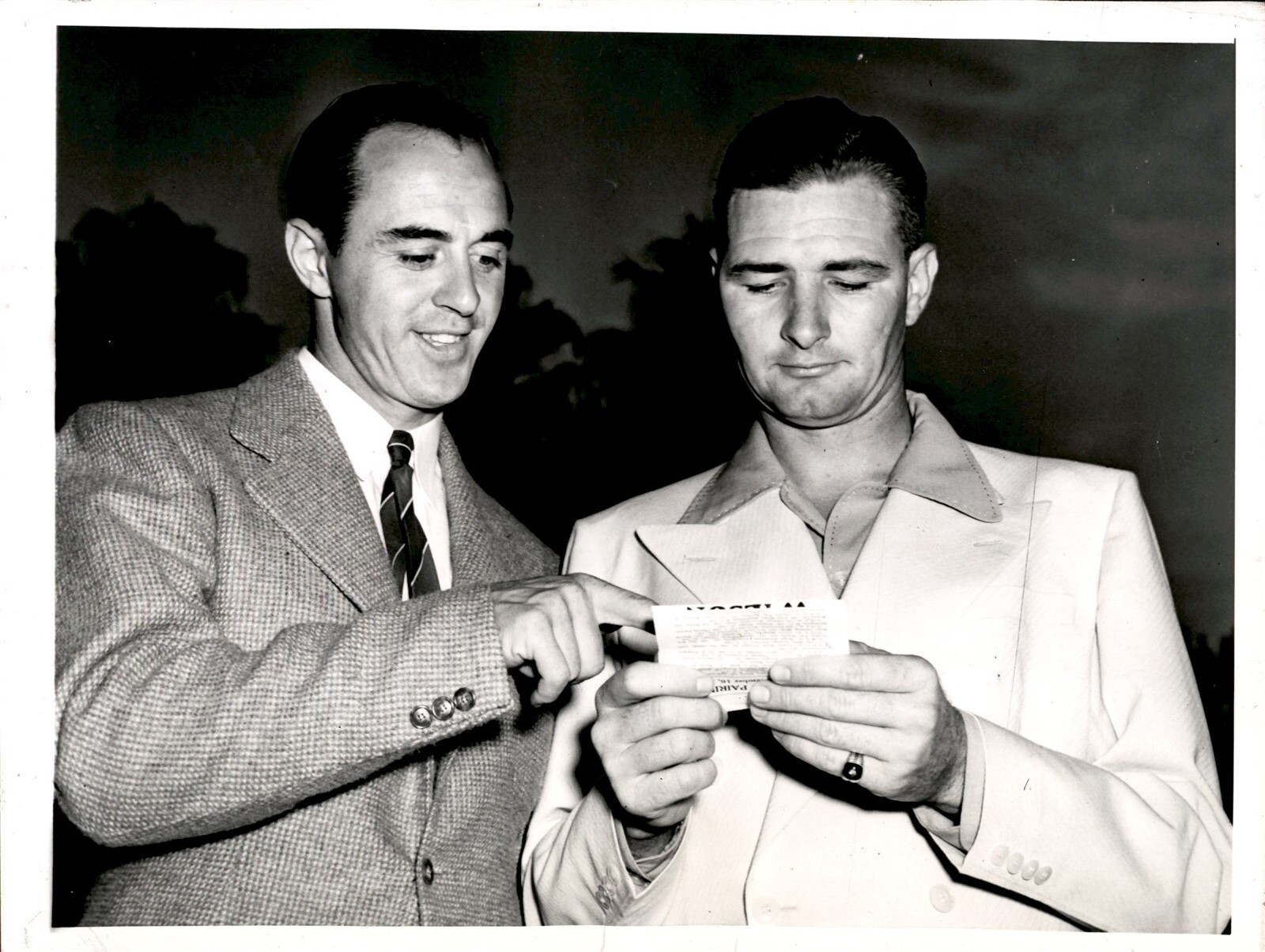 LD354 1939 Original Photo SLAMMIN SAM SNEAD WINS MIAMI OPEN GOLF HAROLD MCSPADEN
