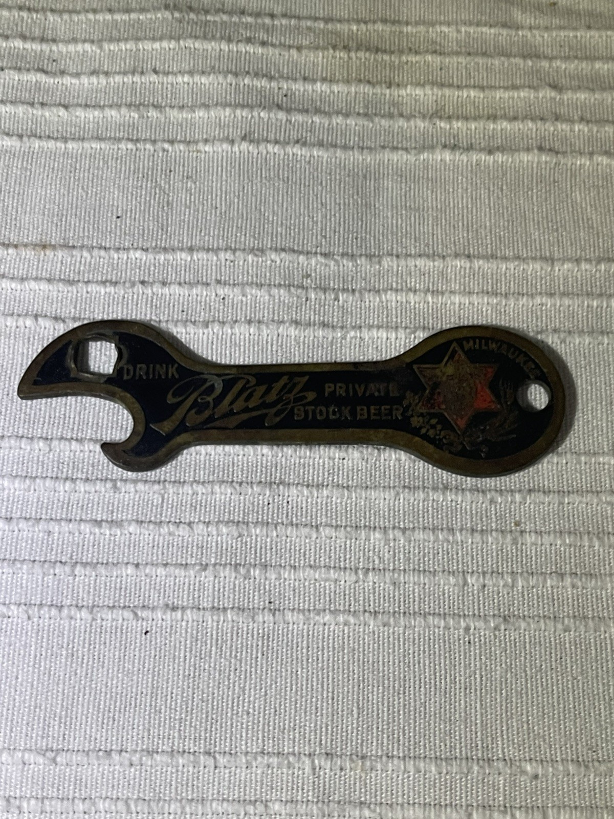 RARE Blatz Private Stock Beer, Milwaukee Wisocnsin Vintage Beer Bottle Opener