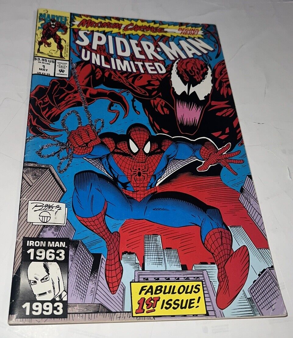 Spider-Man Unlimited #1 VF/NM 1st Shriek App. Rare Maximum Carnage