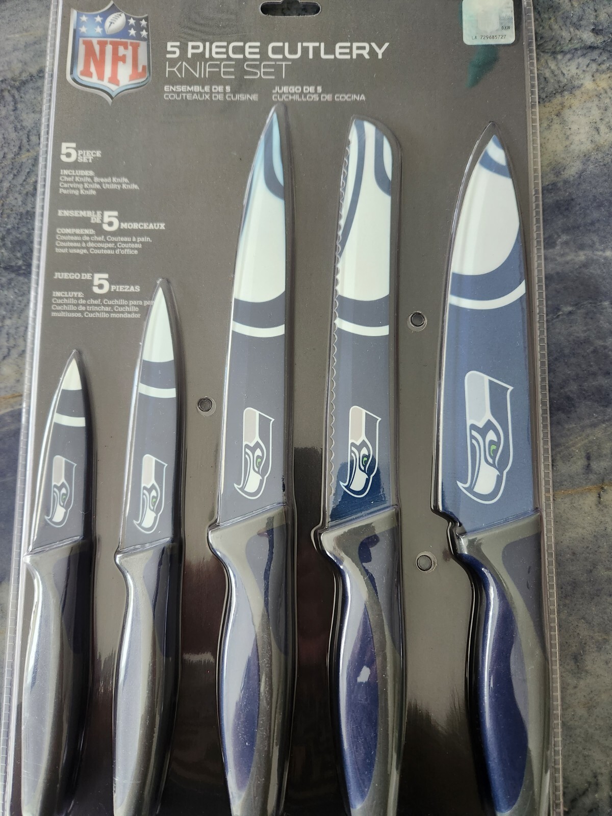 SUPER BOWL CHAMPS, NFL Official Licensed Seattle Seahawks Kitchen Knives