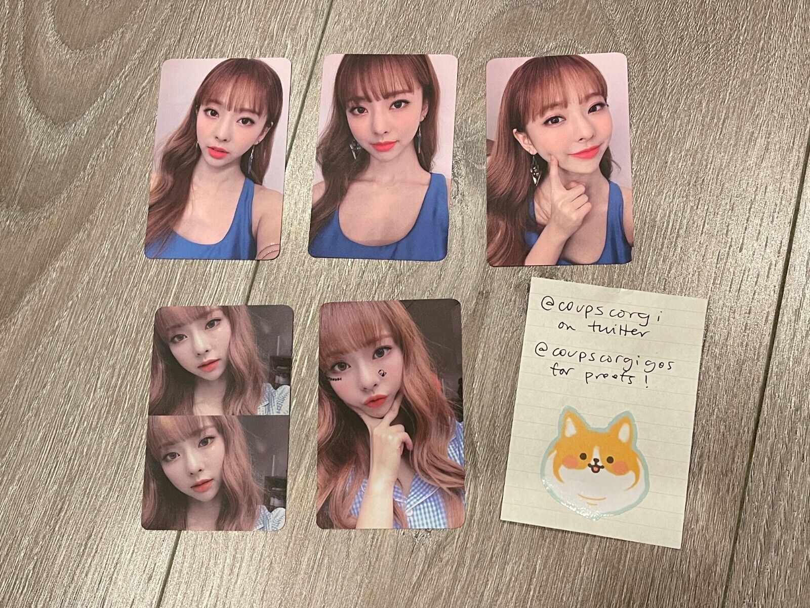 Loona 이달의소녀 VIVI Official MD Photocards Collection Postcards