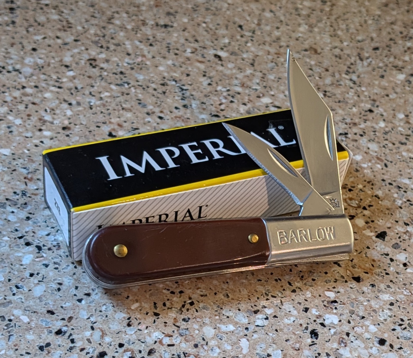 NEW Imperial Schrade Barlow Pocket Knife - Classic 2 Blade Jack Knife Design