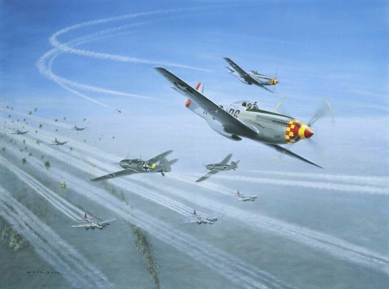 TOP COVER by Gerald Coulson Generals Edition signed by 8 USAAF & Luftwaffe Aces
