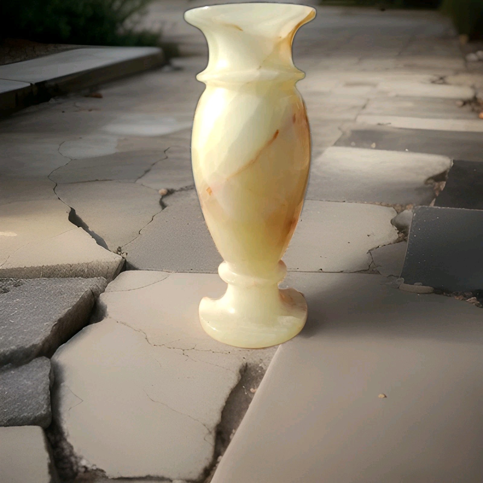 Vintage Onyx Candleholder From Pakistan Vintage Onyx Candleholder From Pakistan