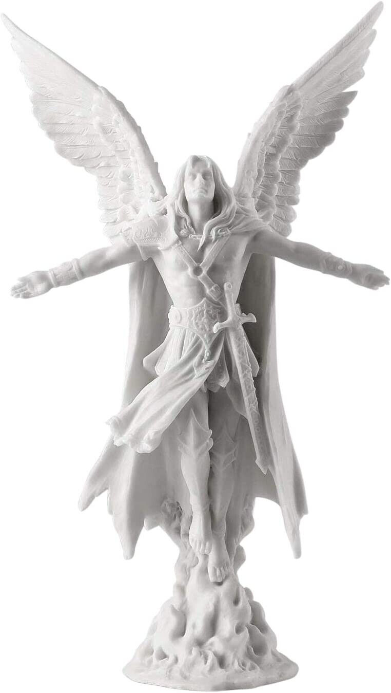 Saint Michael Ascending Angel Statue Sculpture 11