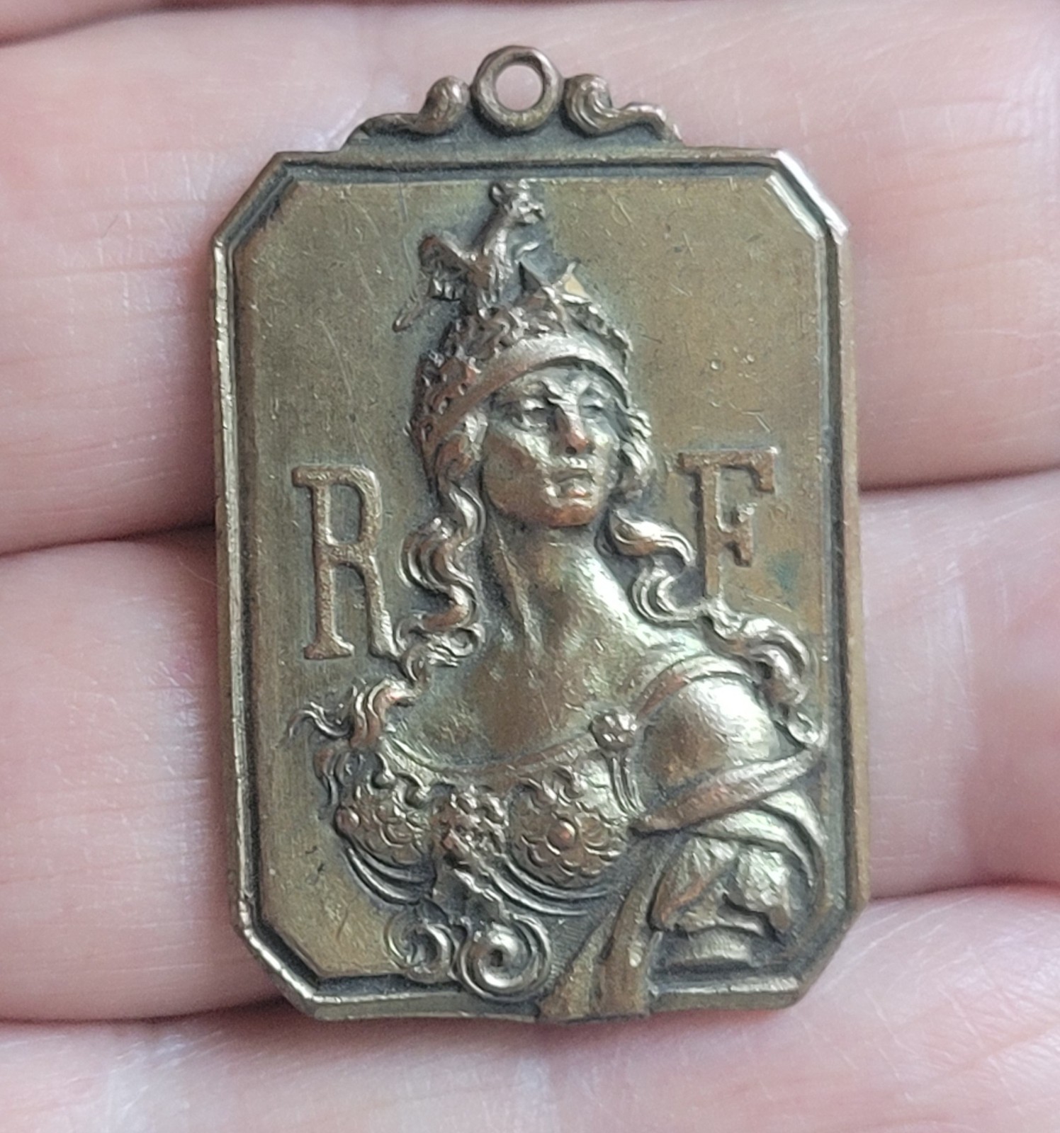 1919 French Army Band Veterans Medaille D'Honneur Souvenir Medal By G Fiaccarini