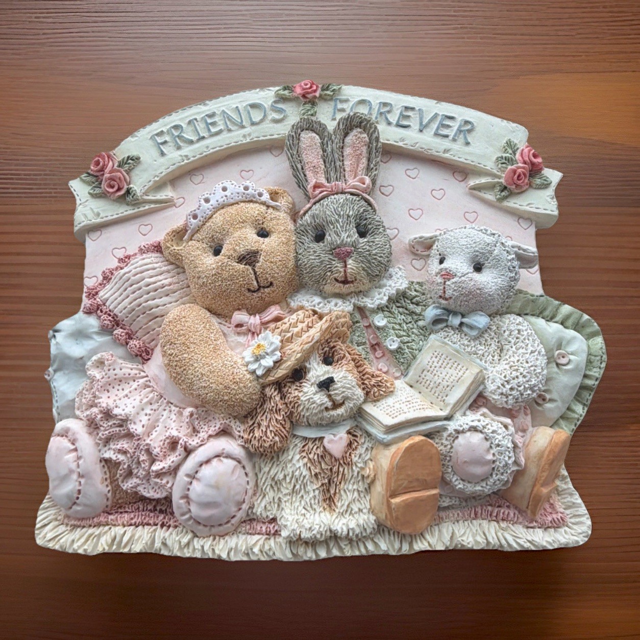 FIGI 1996 Friends Forever Wall Plaque EXCELLENT