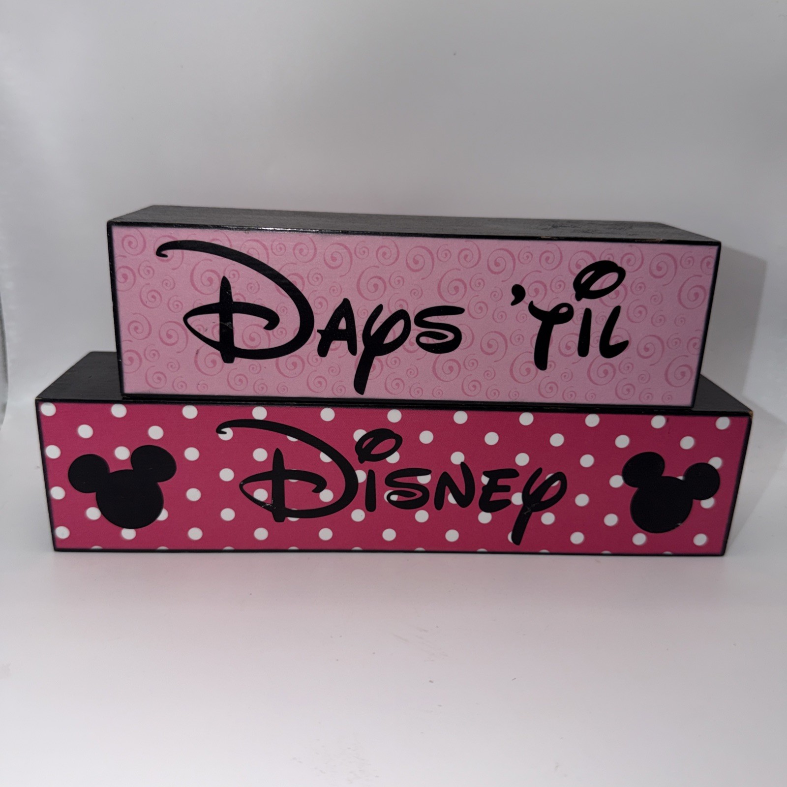 Disney Vacation Countdown “Weeks ‘til” on One Side “Days ‘til” on Other Side 10” Disney Vacation Countdown “Weeks ‘til” on One Side “Days ‘til” on Other Side 10”