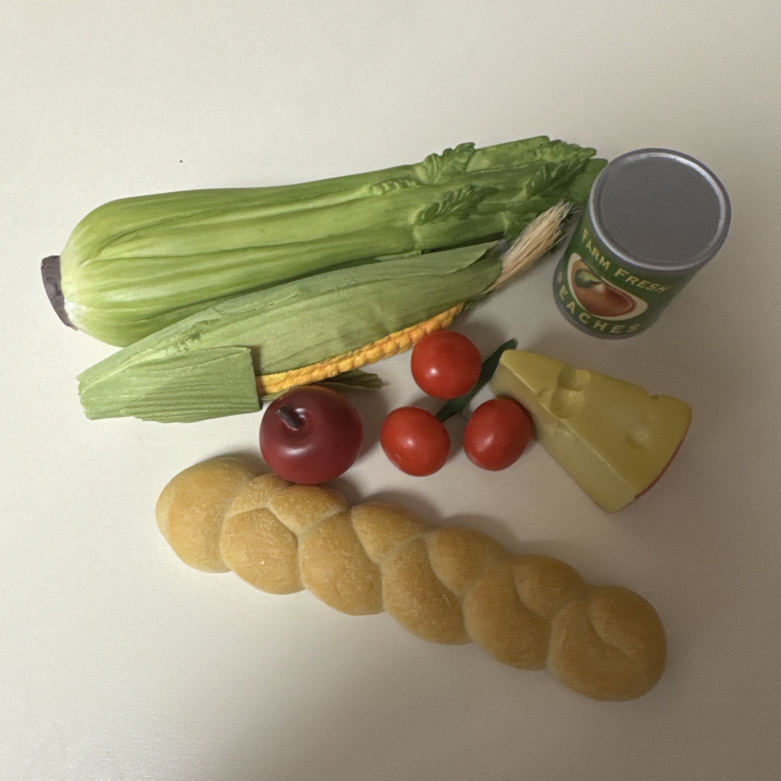 Longaberger Rare Faux Miniature Accessory Set - 7 Items