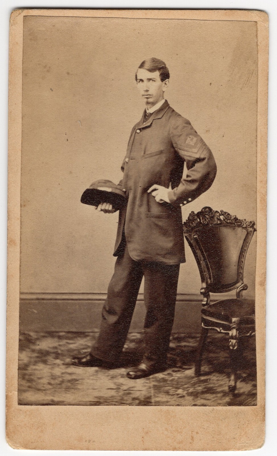 CDV Daniel L. Robinson, 16th New York Heavy Artillery - Rick Carlile Collection