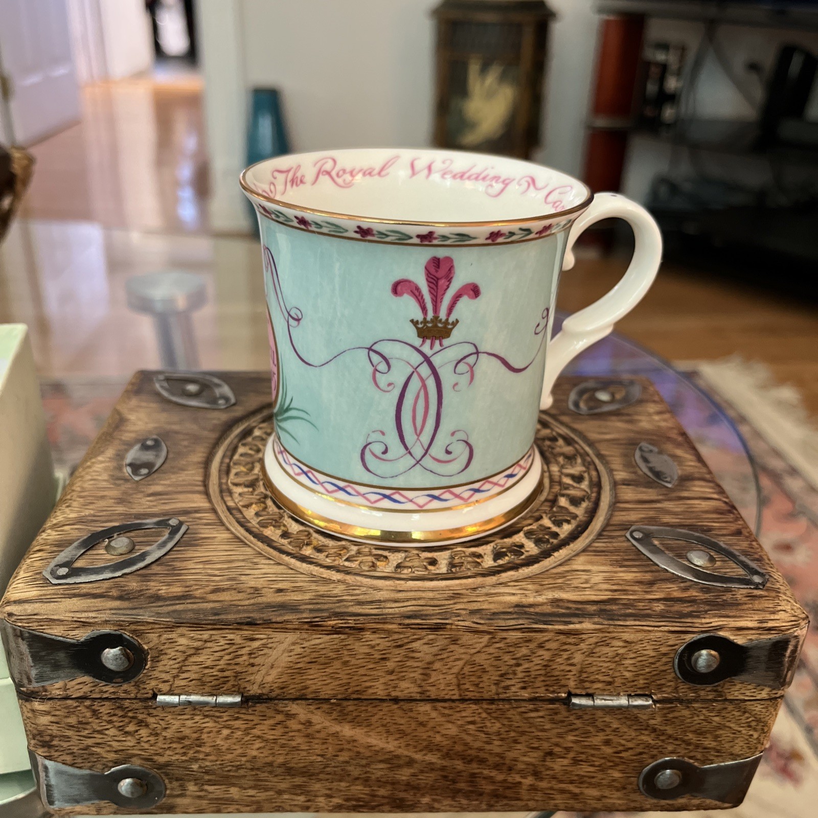 Royal Collection Charles Camilla Wedding Mug 2005 Fine Bone China England