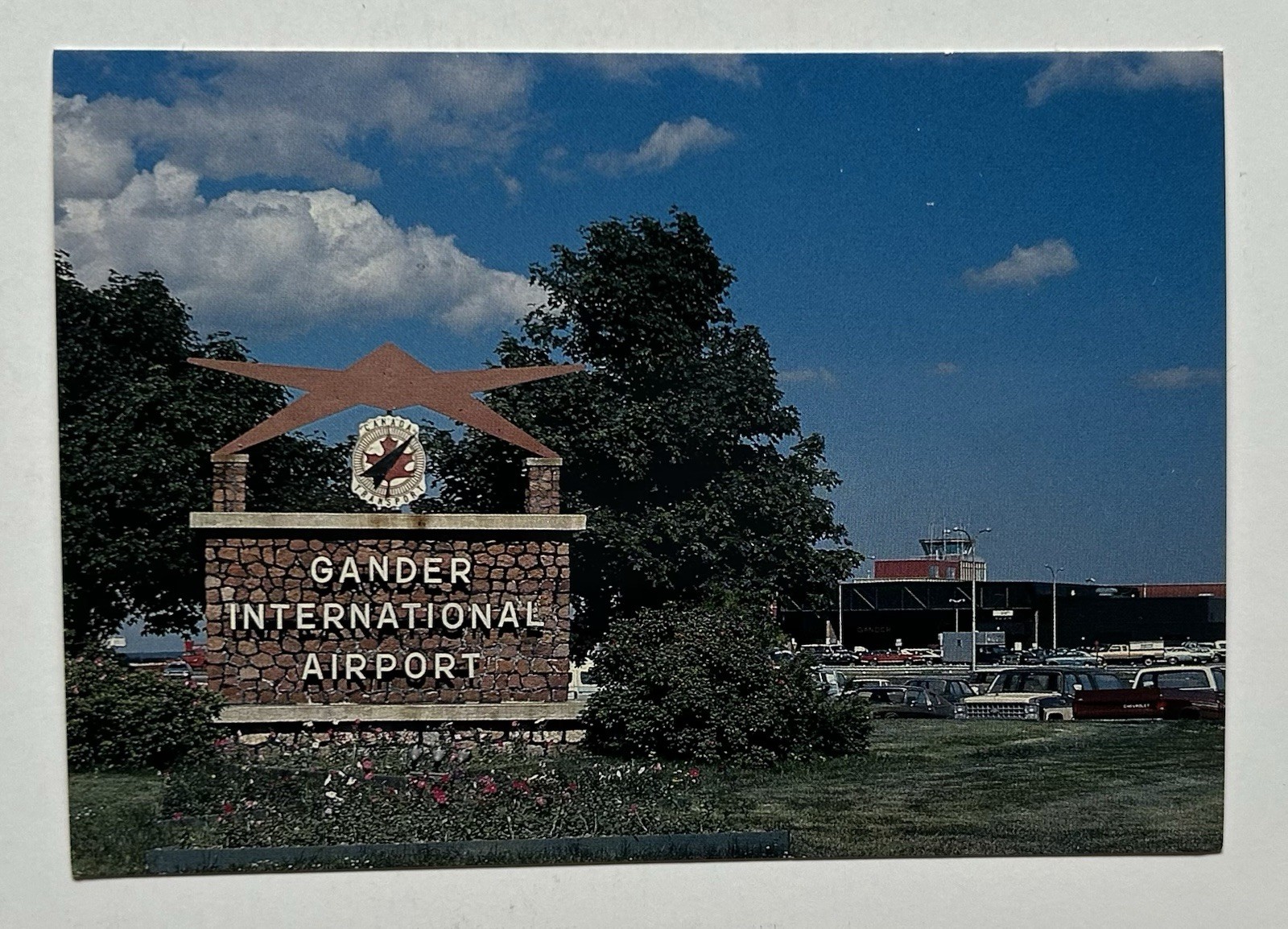 Gander International Airport Newfoundland Canada Terminal View Postcard D8 Gander International Airport Newfoundland Canada Terminal View Postcard D8