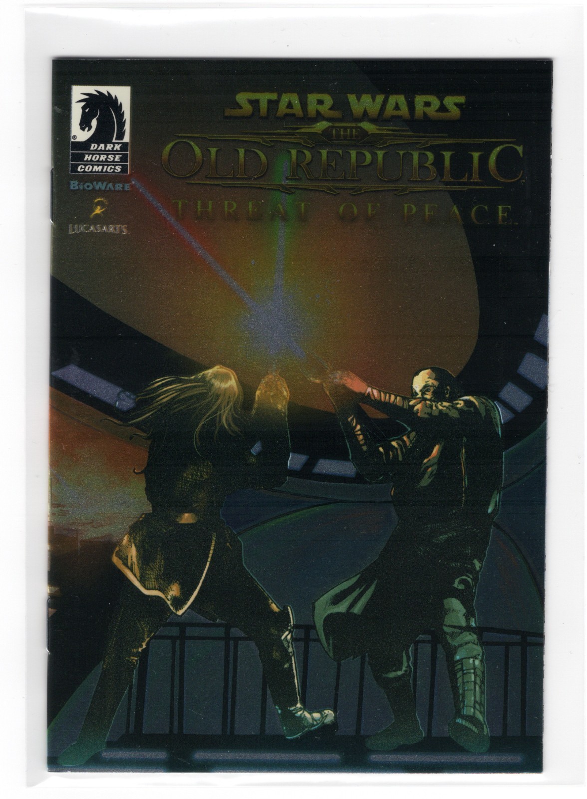 Dark Horse Star Wars Old Republic Threat of Peace foil ashcan comic SDCC 2009..C Dark Horse Star Wars Old Republic Threat of Peace foil ashcan comic SDCC 2009..C