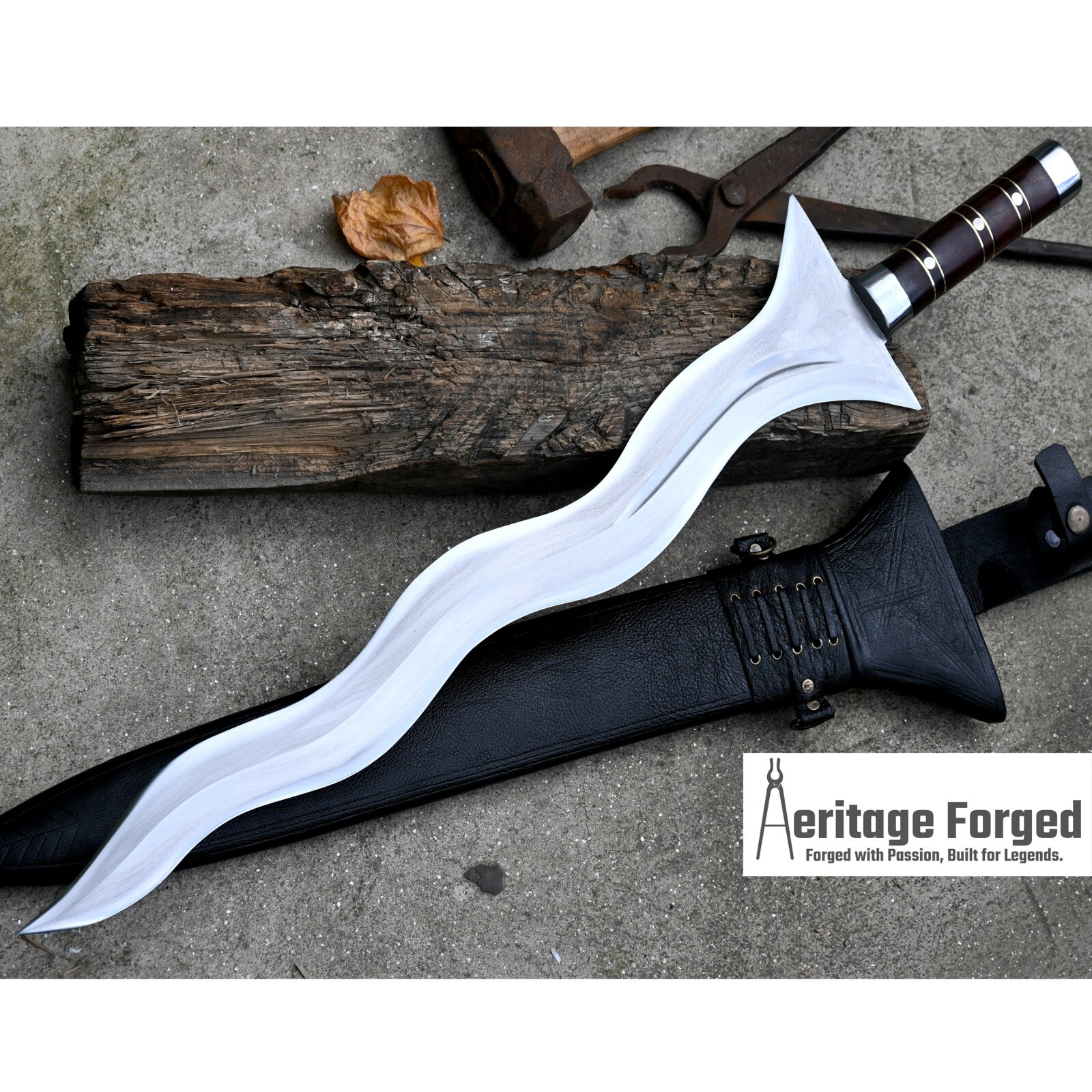 KRIS SWORD/21 inches long Blade handmade sword-Battle Ready sword/Custom sword KRIS SWORD/21 inches long Blade handmade sword-Battle Ready sword/Custom sword