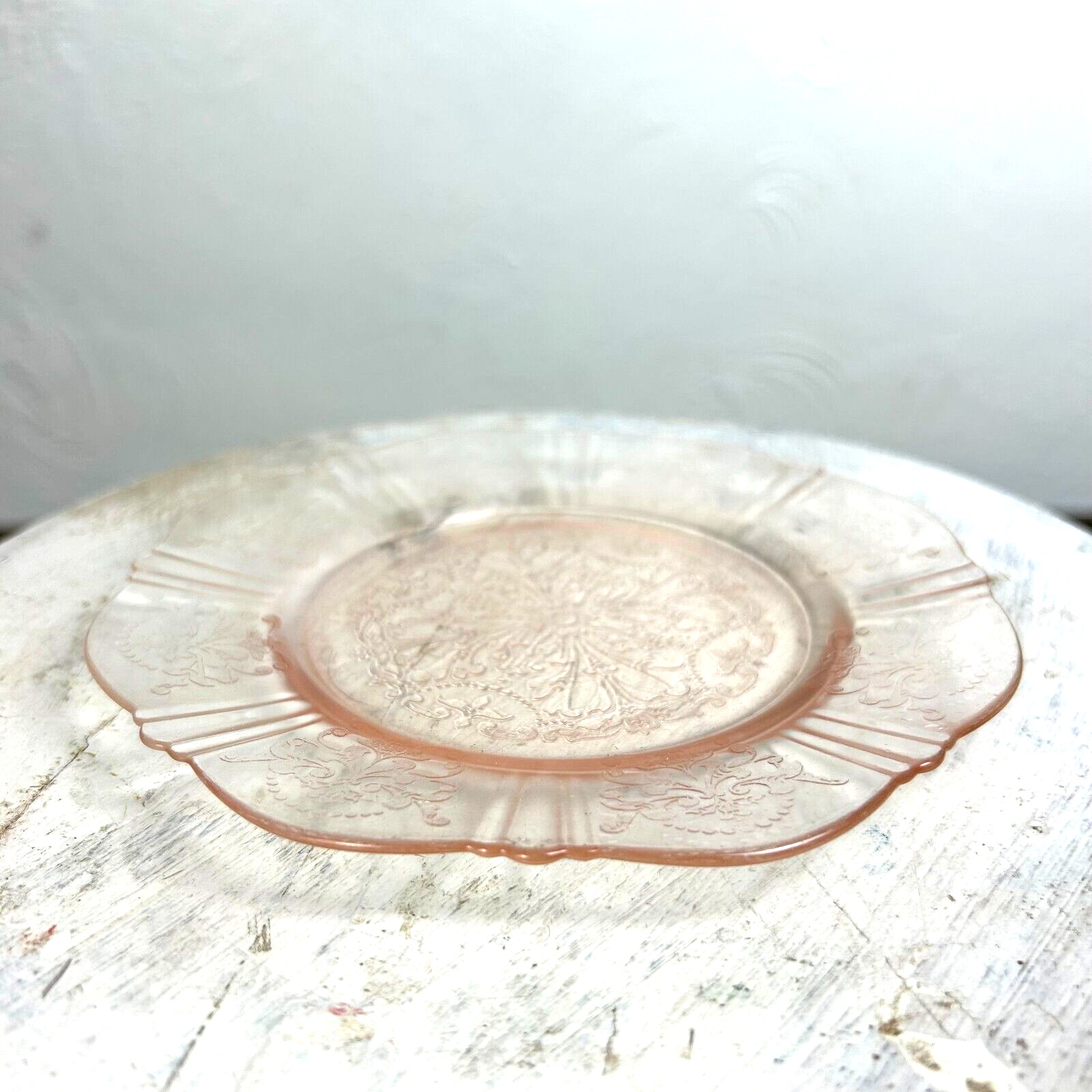 Vintage Pink Depression Glass American Sweetheart Bread & Butter Plate 6\