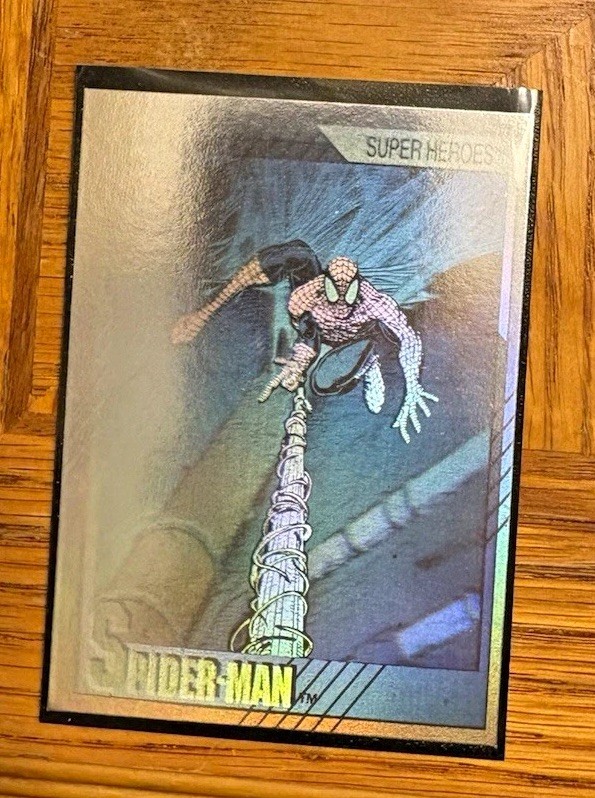 Marvel 1991 Impel Spider-Man Holo Foil Comic Book #H-1 Uncirculated Condition