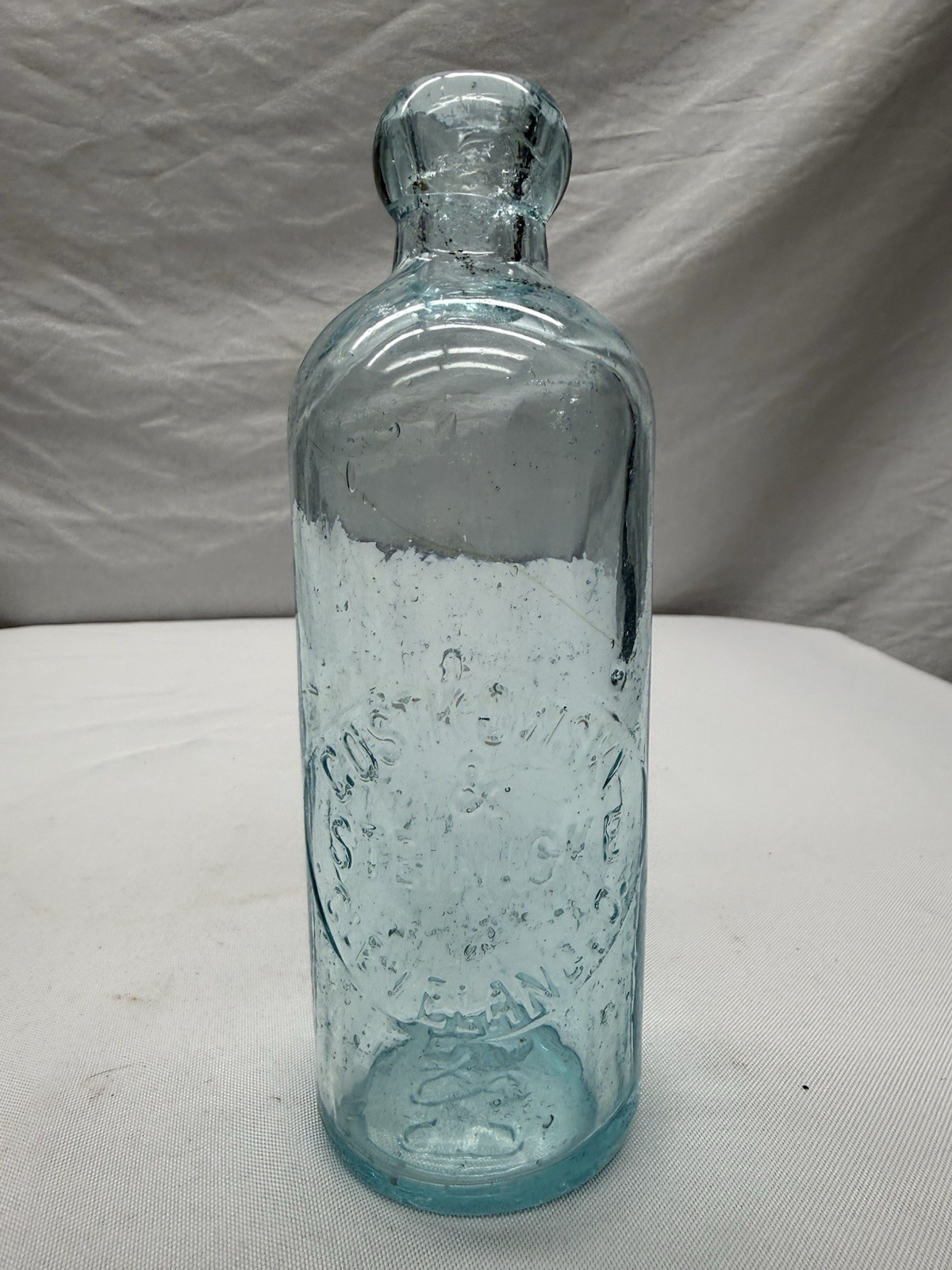 Antique 1890\'s Hutchinson Soda Bottle, \