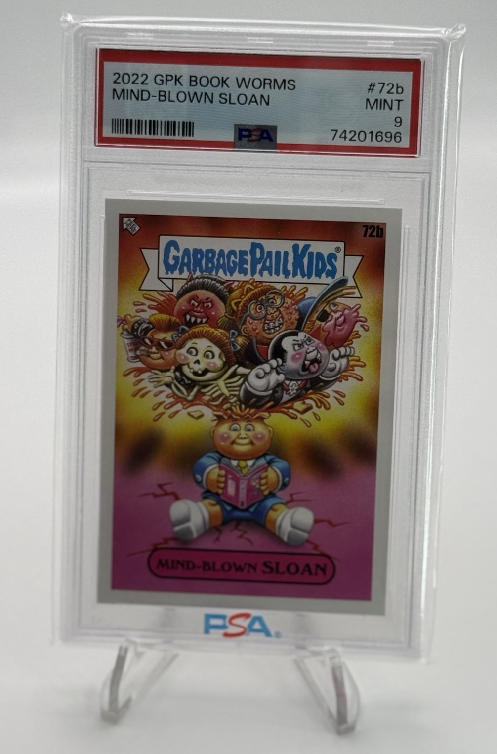 2022 Topps Garbage Pail Kids #72b MIND BLOWN SLOAN Base PSA 9 Mint