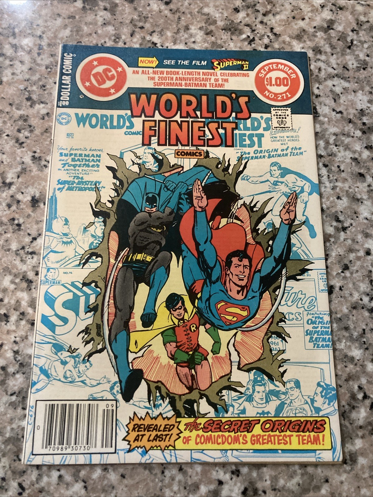 World\'s Finest Comics #271  DC 52 pages “Secret Origins Team” 1981. Can Combine.
