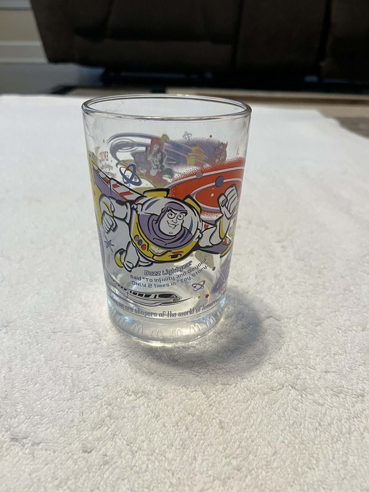 McDonalds Walt Disney World 100 Years of Magic Anniversary Glass, Buzz Lightyear