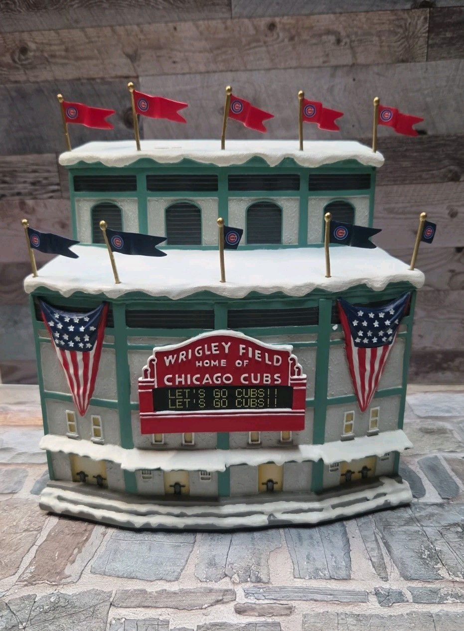 Hawthorne Village Wrigley Field Chicago Cubs Stadium Christmas Village - READ