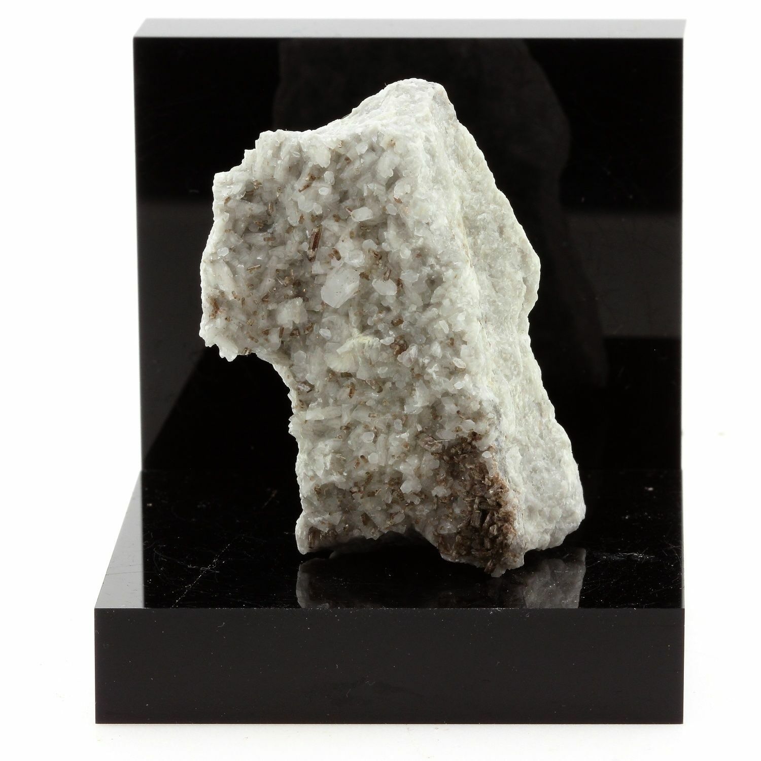 Allanite, Dolomite, Calcite. 132.5 Ct. Trimouns Talc Mine, Ariège, France. Rare. Allanite, Dolomite, Calcite. 132.5 Ct. Trimouns Talc Mine, Ariège, France. Rare.