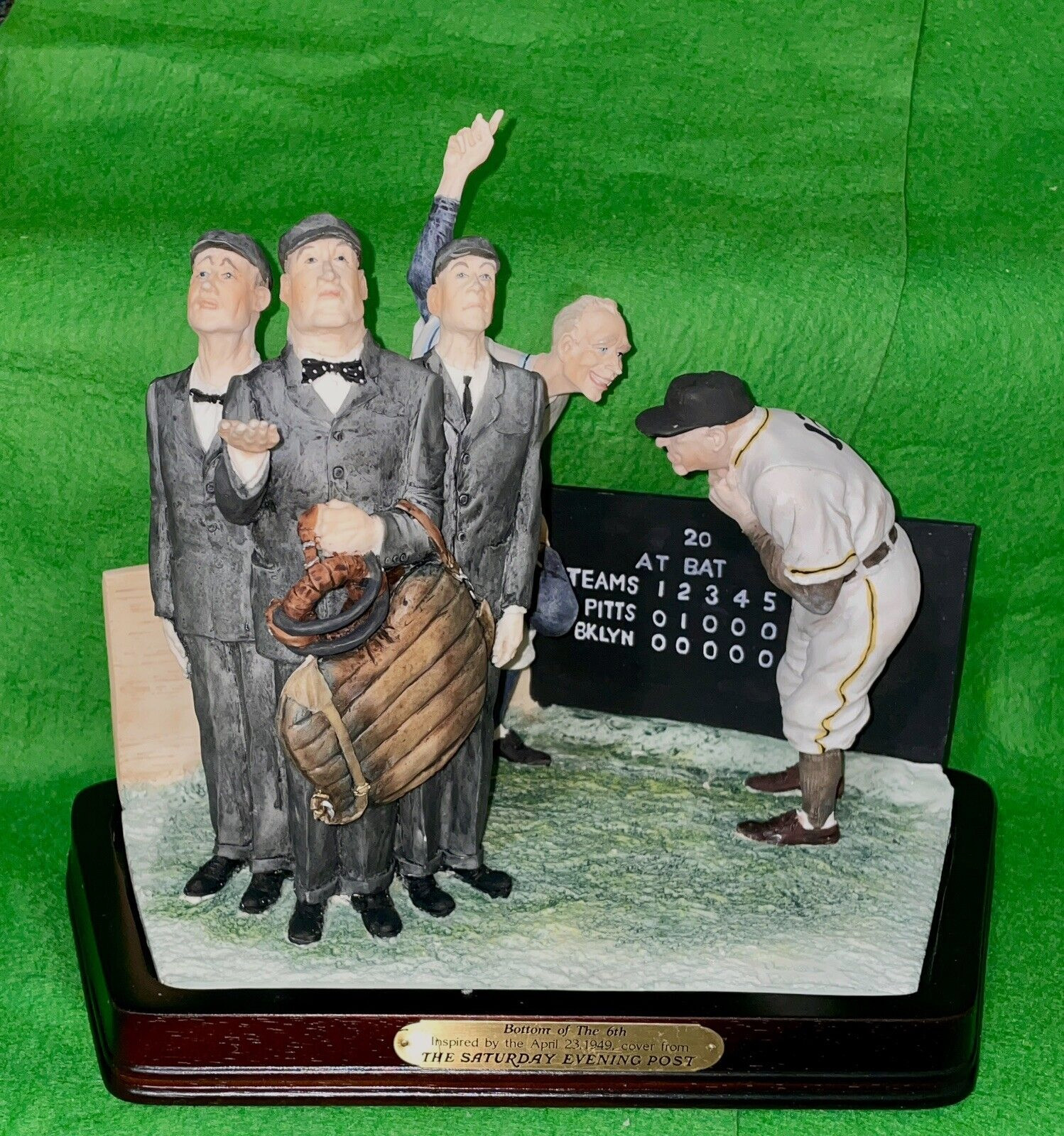 NOS Norman Rockwell Bottom of the 6th Numbered LTD. ED. Figurine Grossman Geenty NOS Norman Rockwell Bottom of the 6th Numbered LTD. ED. Figurine Grossman Geenty