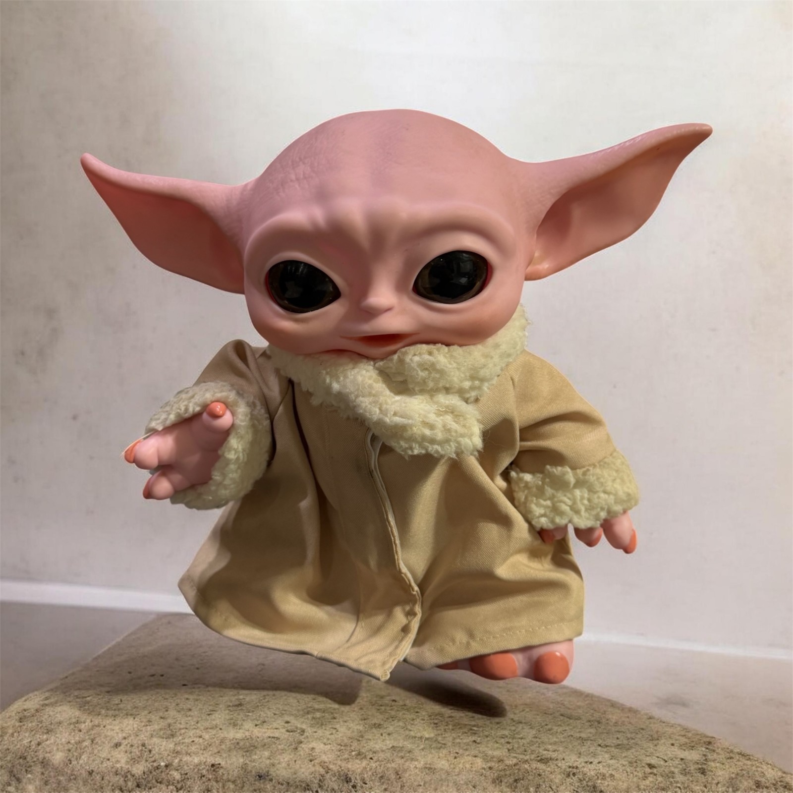 Custom pink baby Yoda plush / doll toy 9.5