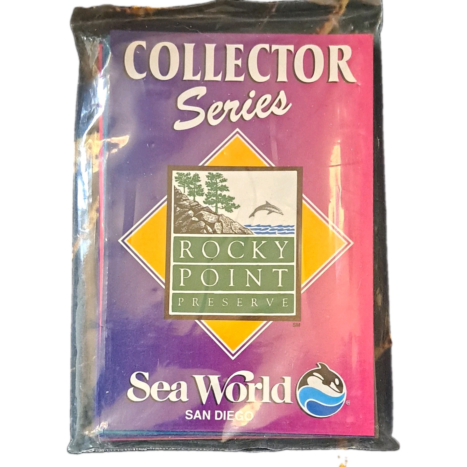 Vintage 1993 Sea World San Diego Collector Series Rocky Point Sealed Card Pack