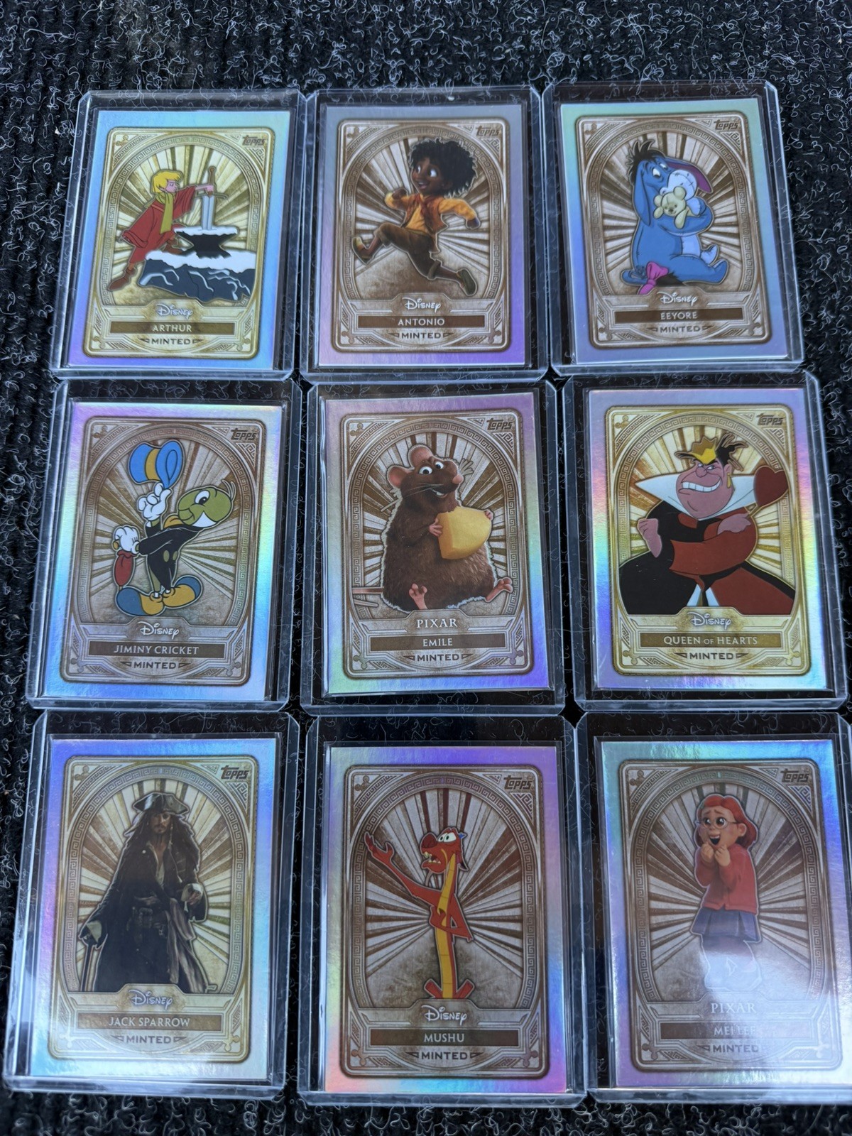 2025 Topps Disney Mint Bronze Foil 9 Card Lot Eeyore, Arthur, Mushu & More 2025 Topps Disney Mint Bronze Foil 9 Card Lot Eeyore, Arthur, Mushu & More