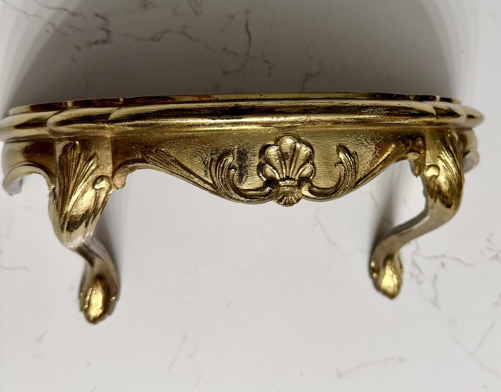 Vintage Burwood Wall Shelf Gold Victorian Ornate Design #2625