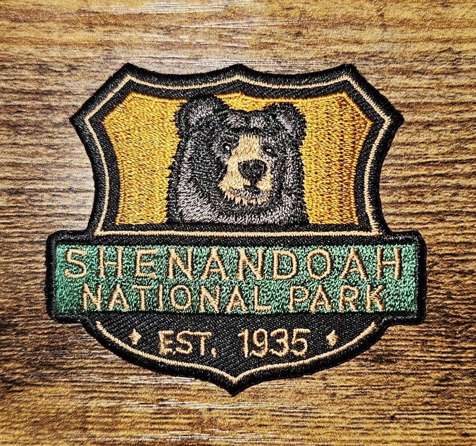 Shenandoah National Park Virginia VA Black Bear Patch