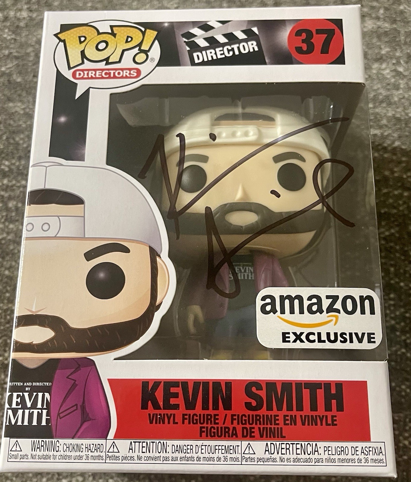 Funko Pop - Directors - Autographed / Signed Amazon Exclusive Kevin Smith #37 Funko Pop - Directors - Autographed / Signed Amazon Exclusive Kevin Smith #37