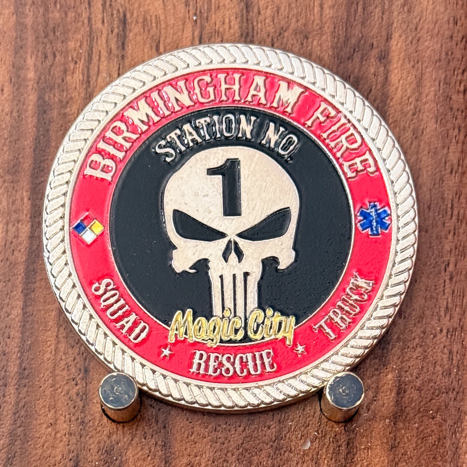 Birmingham Fire Battalion 5 Special Ops Station 1 Challenge Coin  W#23
