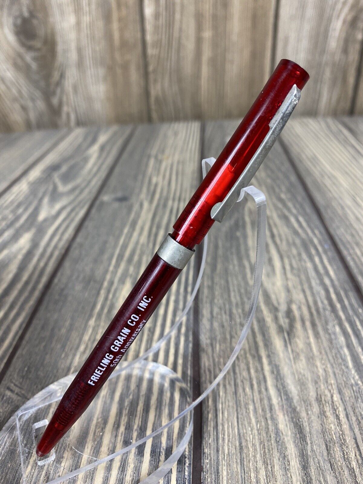 Vintage Frieling Grain Co Inc 50th Anniversary Red Pen Advertisement