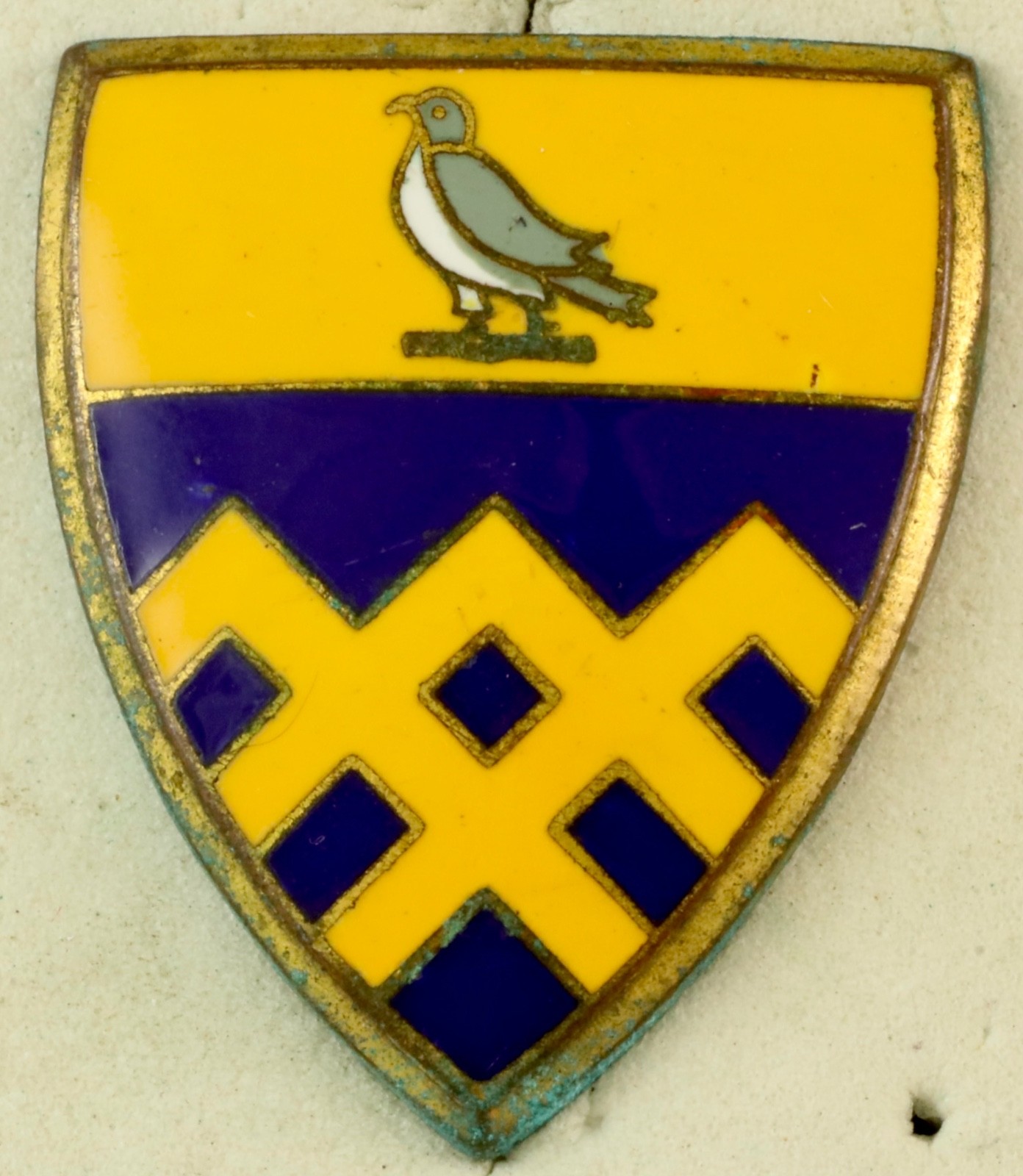 101st Cavalry Regiment Crest DI/DUI Screwback