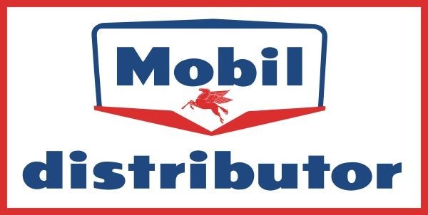 Mobil Oil Co. Distributor - w. Pegasus Dealer Style NEW Sign 9x18\