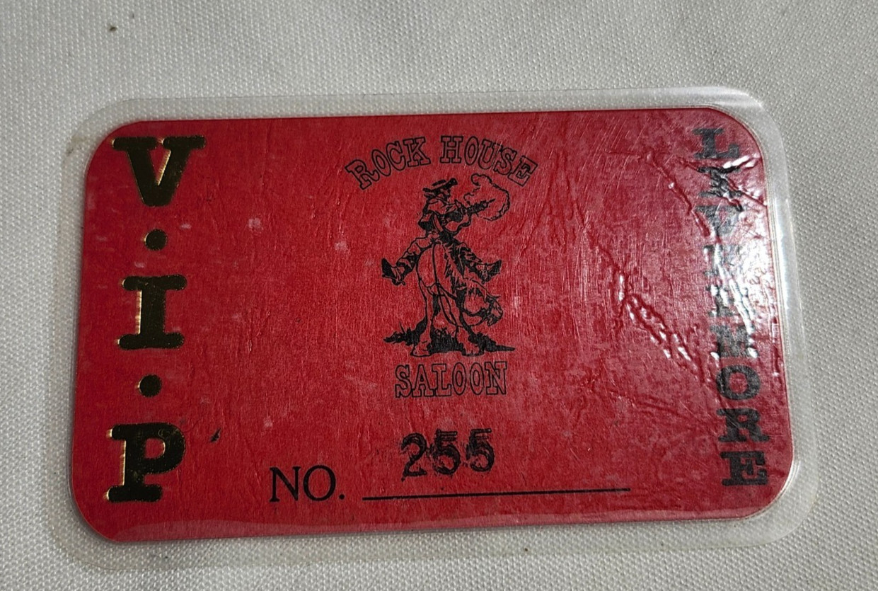 Vintage Infamous Western Cowboy Ephemera-The Rock House Saloon-Livermore, CA Vintage Infamous Western Cowboy Ephemera-The Rock House Saloon-Livermore, CA