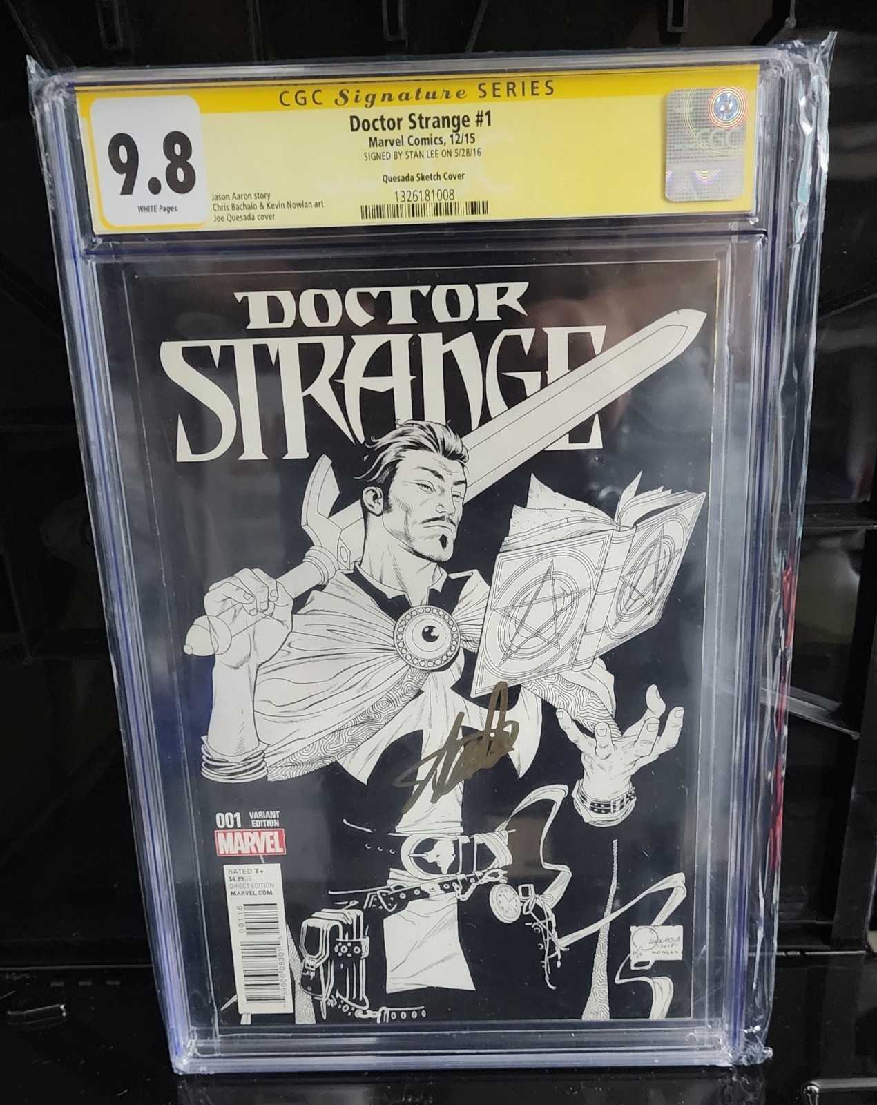DOCTOR STRANGE #1 CGC 9.8 2015 SS STAN LEE DOCTOR STRANGE #1 CGC 9.8 2015 SS STAN LEE