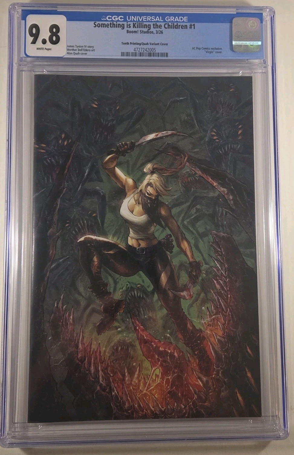 SIKTC Something Is Killing The Children #1 Alan Quah Virgin Variant CGC 9.8 SIKTC Something Is Killing The Children #1 Alan Quah Virgin Variant CGC 9.8