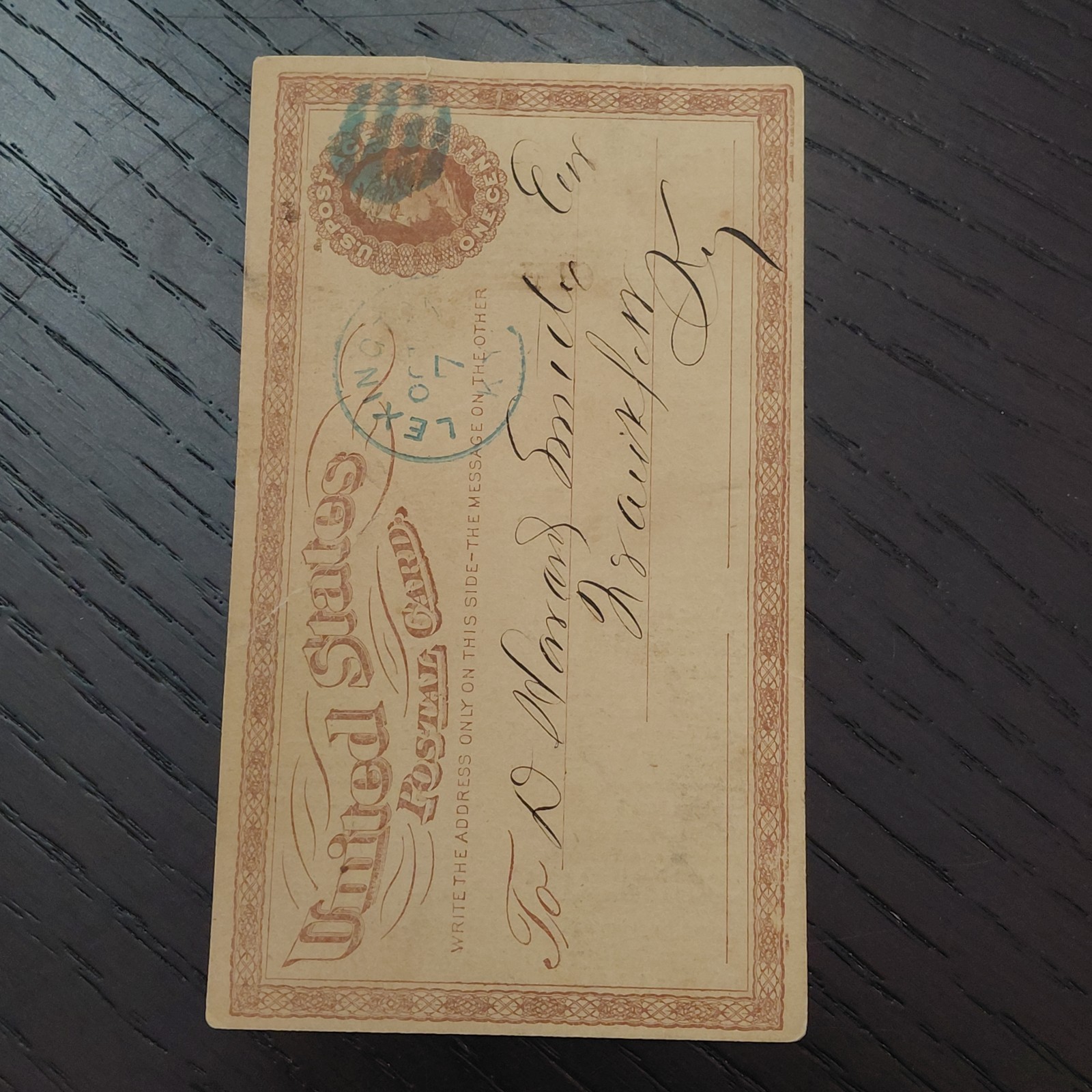 1873 Lexington KY First National Bank Statement & Vintage Bank Check
