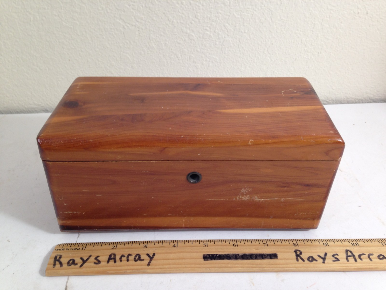 Vtg 50s Lane Min Cedar Chest Keepsake Trinket Box O\'Byrne Hardware Walsenburg CO