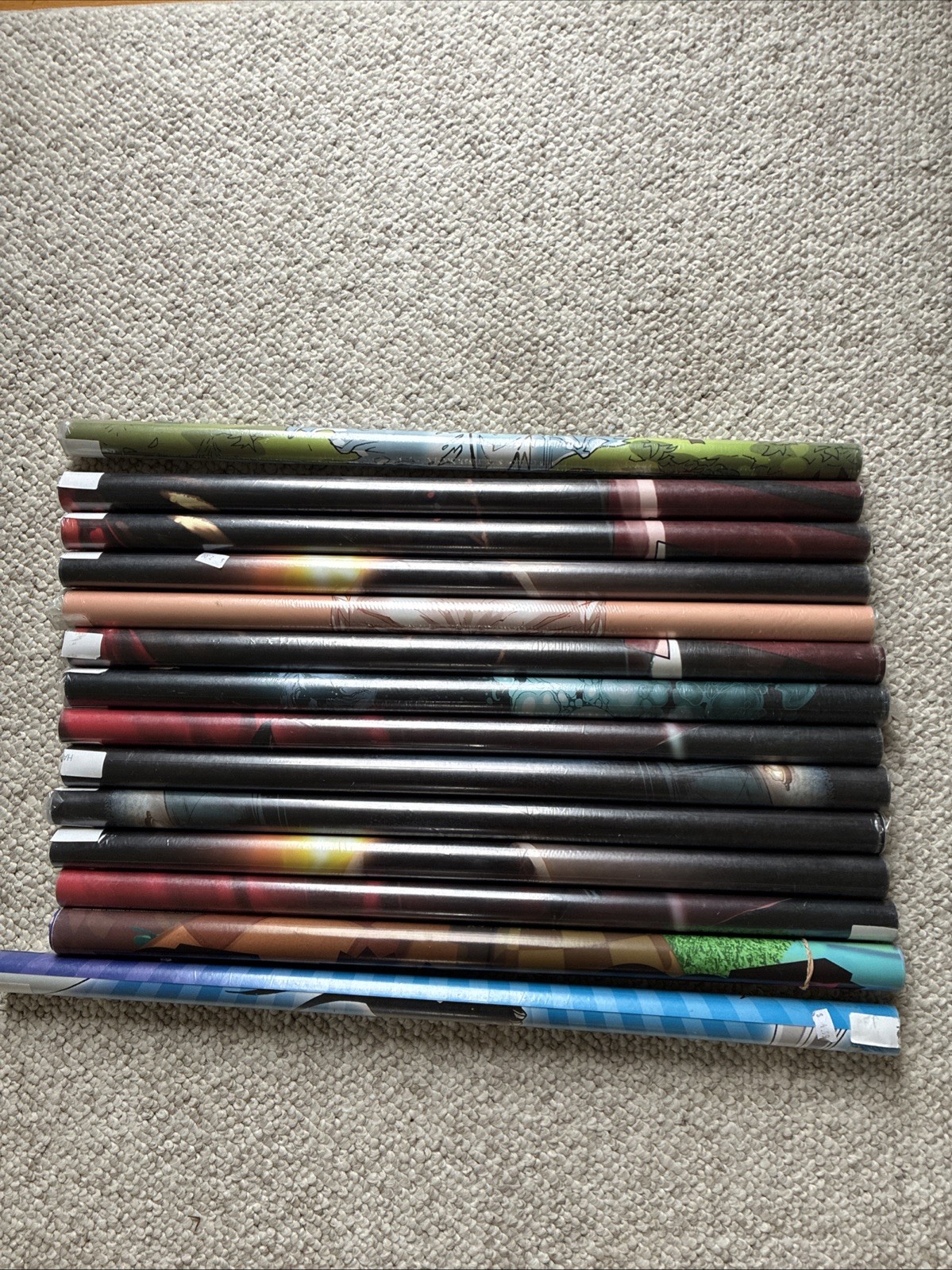New / Lot of  15 Marvel & 1 Sonic Poster, Various Years, Ships As One Lot.