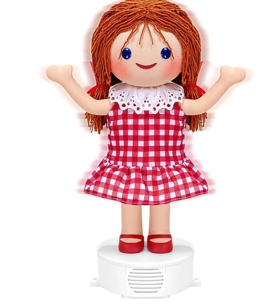 Dolly Misfit Doll Rudolph Red Nosed Reindeer Animatronic Tekky 24in New