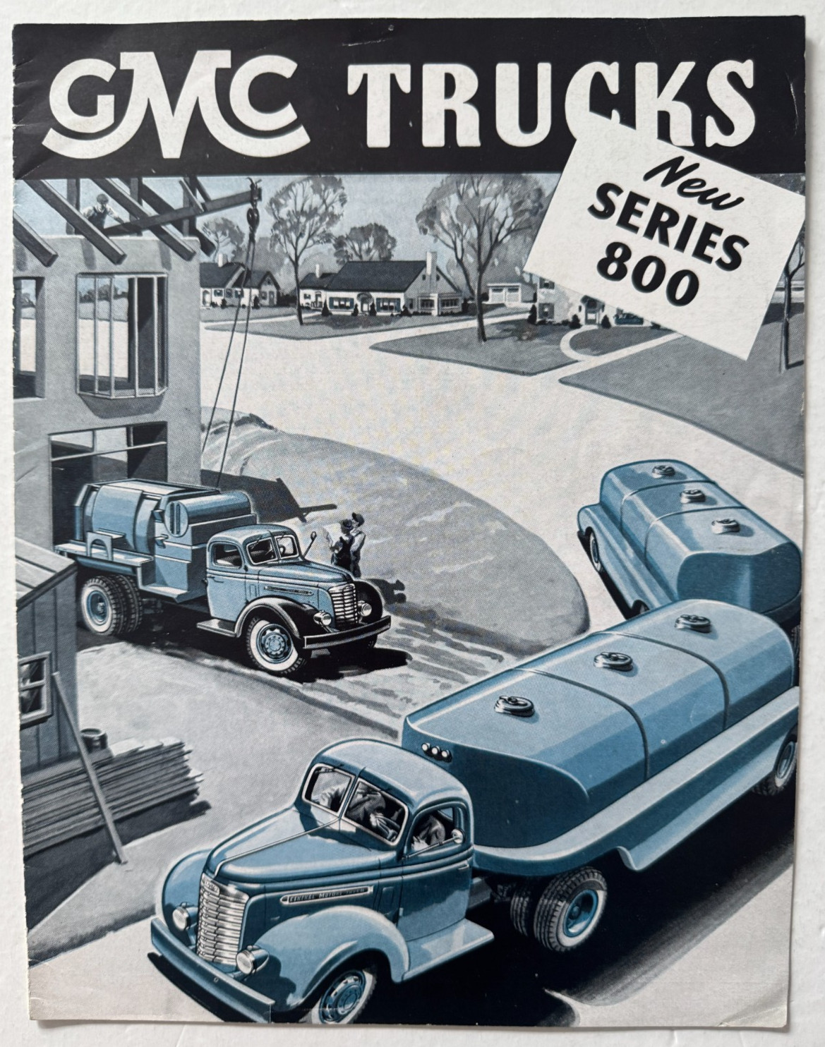 Vintage 1948 General Motors GMC Truck Series 800 Advertising Brochure booklet