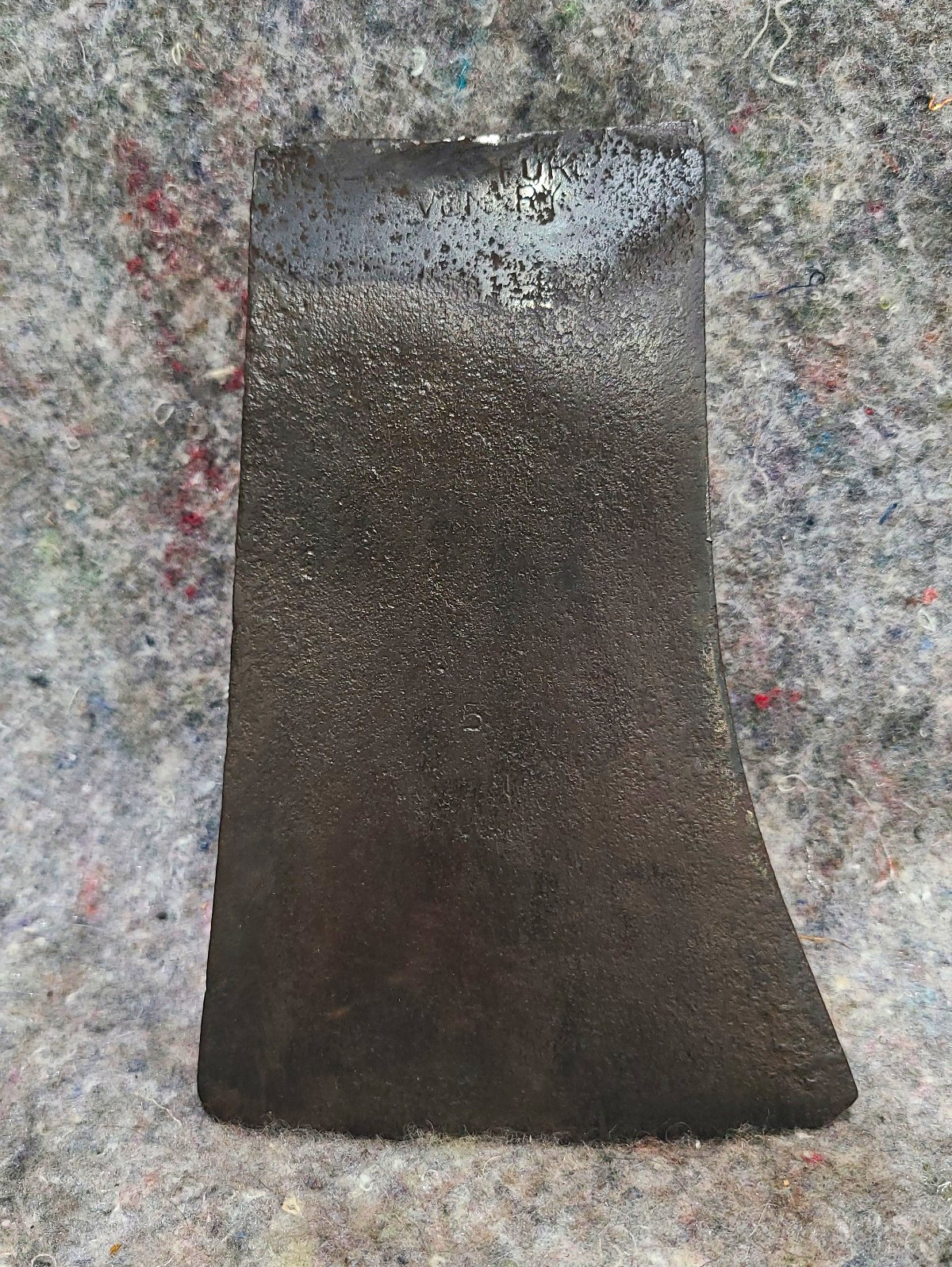 Vtg 4-48 Rixford VCN RY Virginia Central Railroad #5 Marked 4lb 12.8oz Axe Head 
