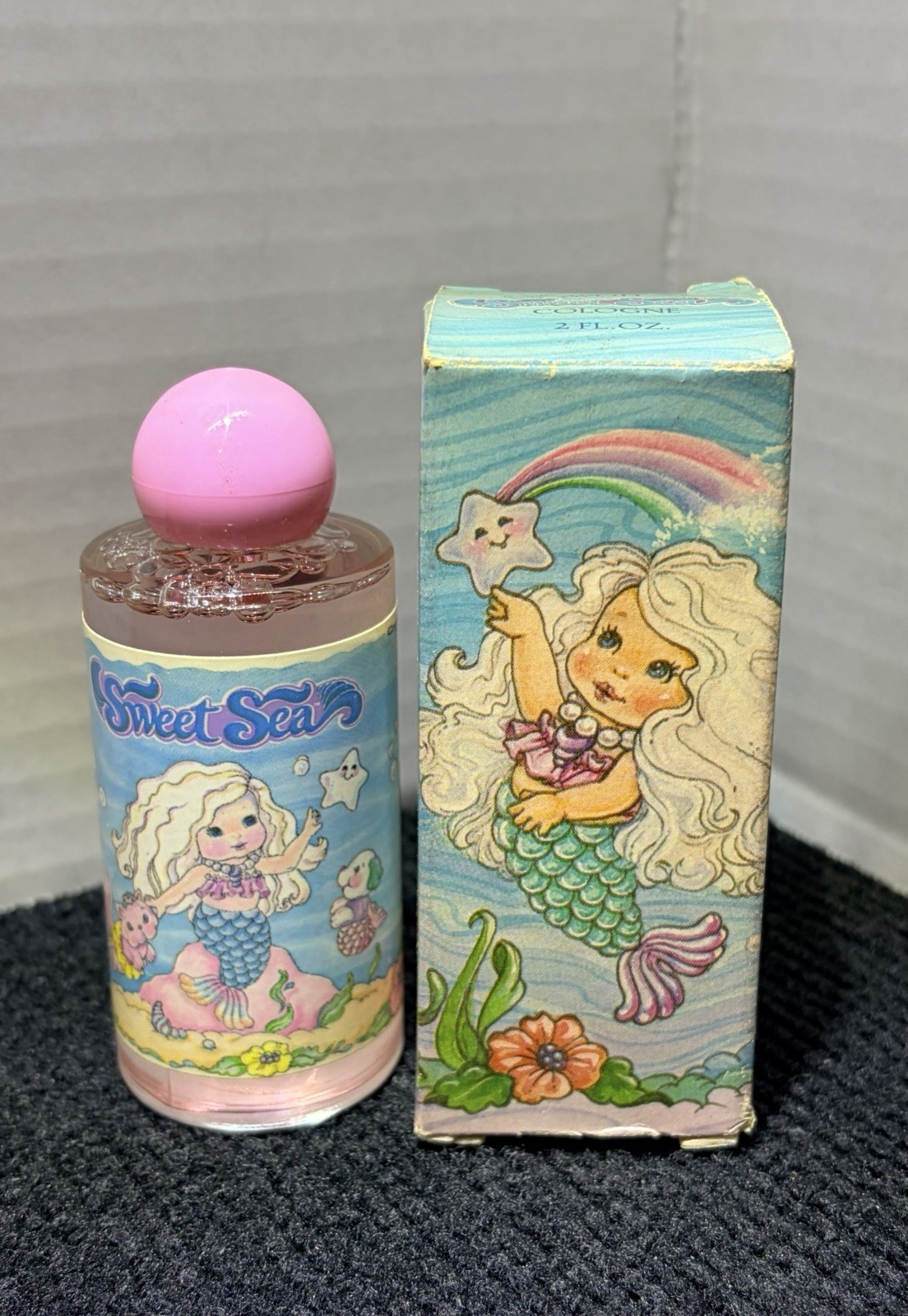 Vintage 1986 Avon Sweet Sea Mermaid Cologne 2 Fl Oz New in Original Box TOMY