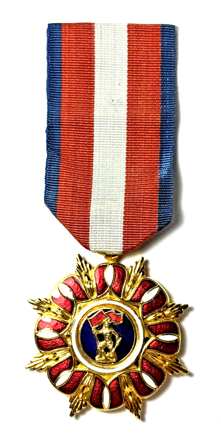 Poland PRL Order of the Builders of People's Poland Enamel Award