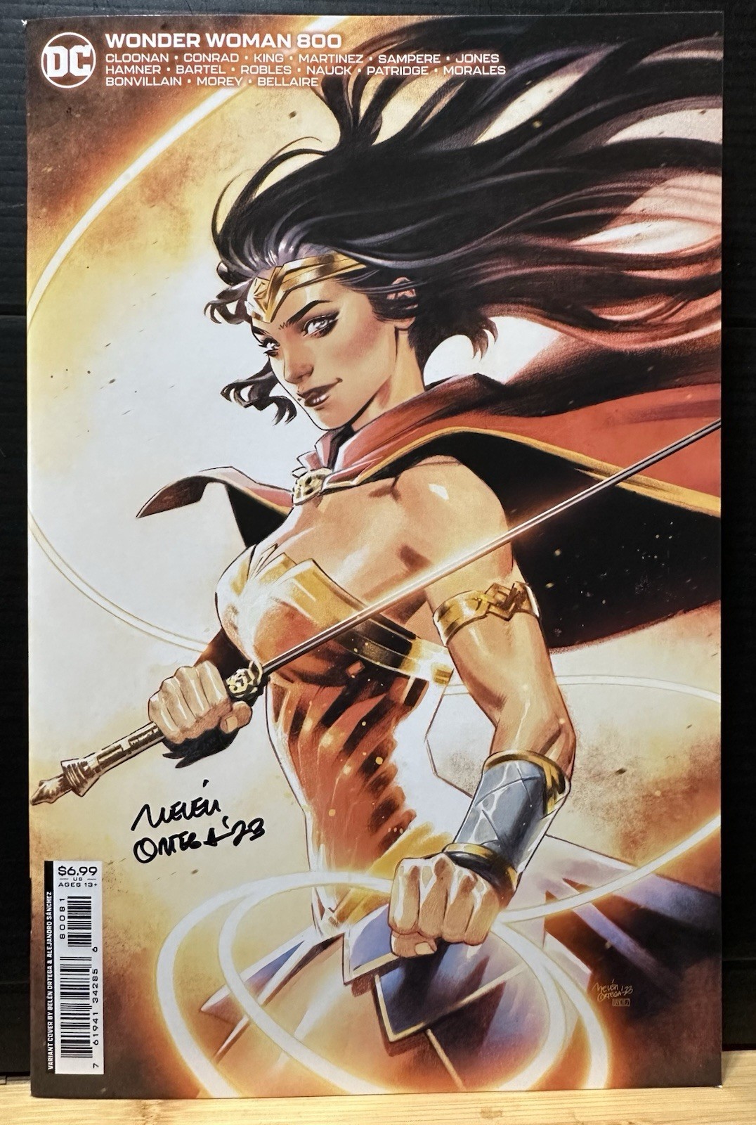 WONDER WOMAN #800 SIGNED by BELEN ORTEGA